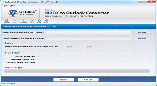 MBOX to PST Converter 1.0.3