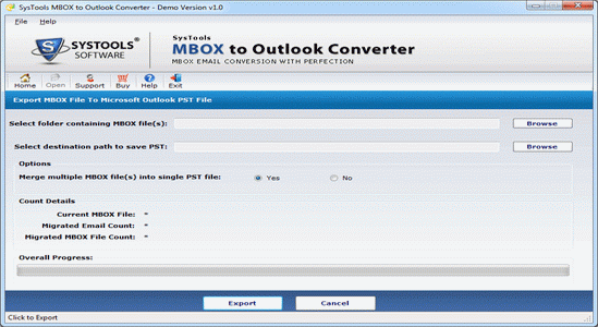 Thunderbird to PST Conversion 1.0