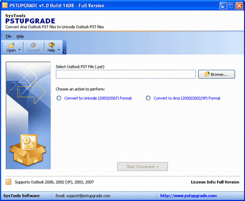 PST Converter Screenshot