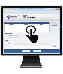 Upgrade Outlook PST inboxes Working